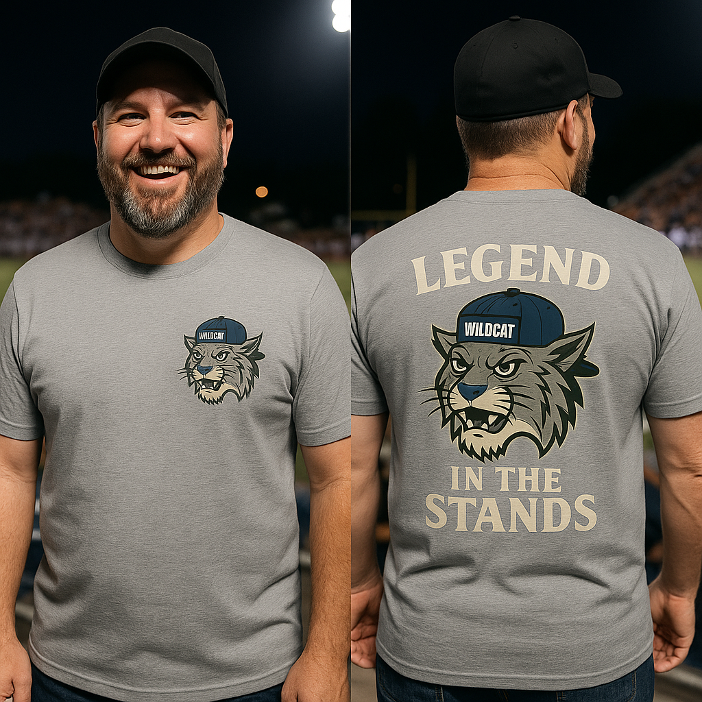 π Cheer Dad Shirt β Legend in the Stands (Wildcat Edition) Tee