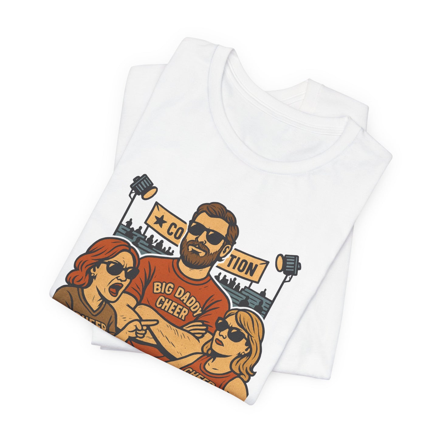 π Cheer Dad Shirt β Just Here for the Drama Tee