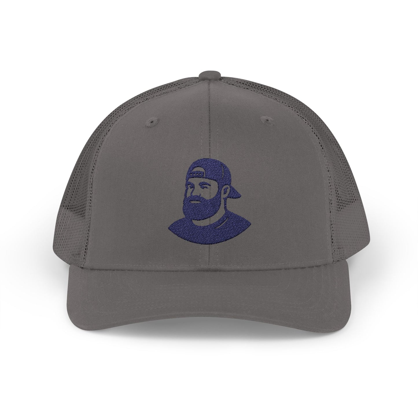 👉 Cheer Dad Hat - Bearded Man Logo Trucker Hat